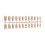 24Pcs Long Square French Flower Bows False Nail Set Press on 7