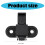 Kayak Quick Release Slide Lock Deck Fitting for Canoes Fishing 3