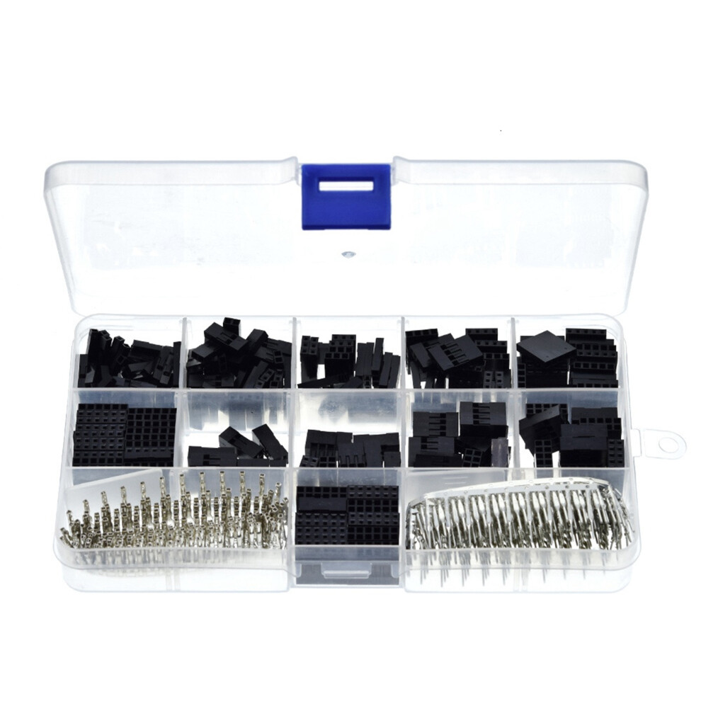 620Pcs 2.54Mm Wire Jumper Pin Header Connector Housing Kits 7627000061140
