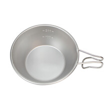 Stainless Steel Camping Cup 16.5x12cm Portable for Barbecue