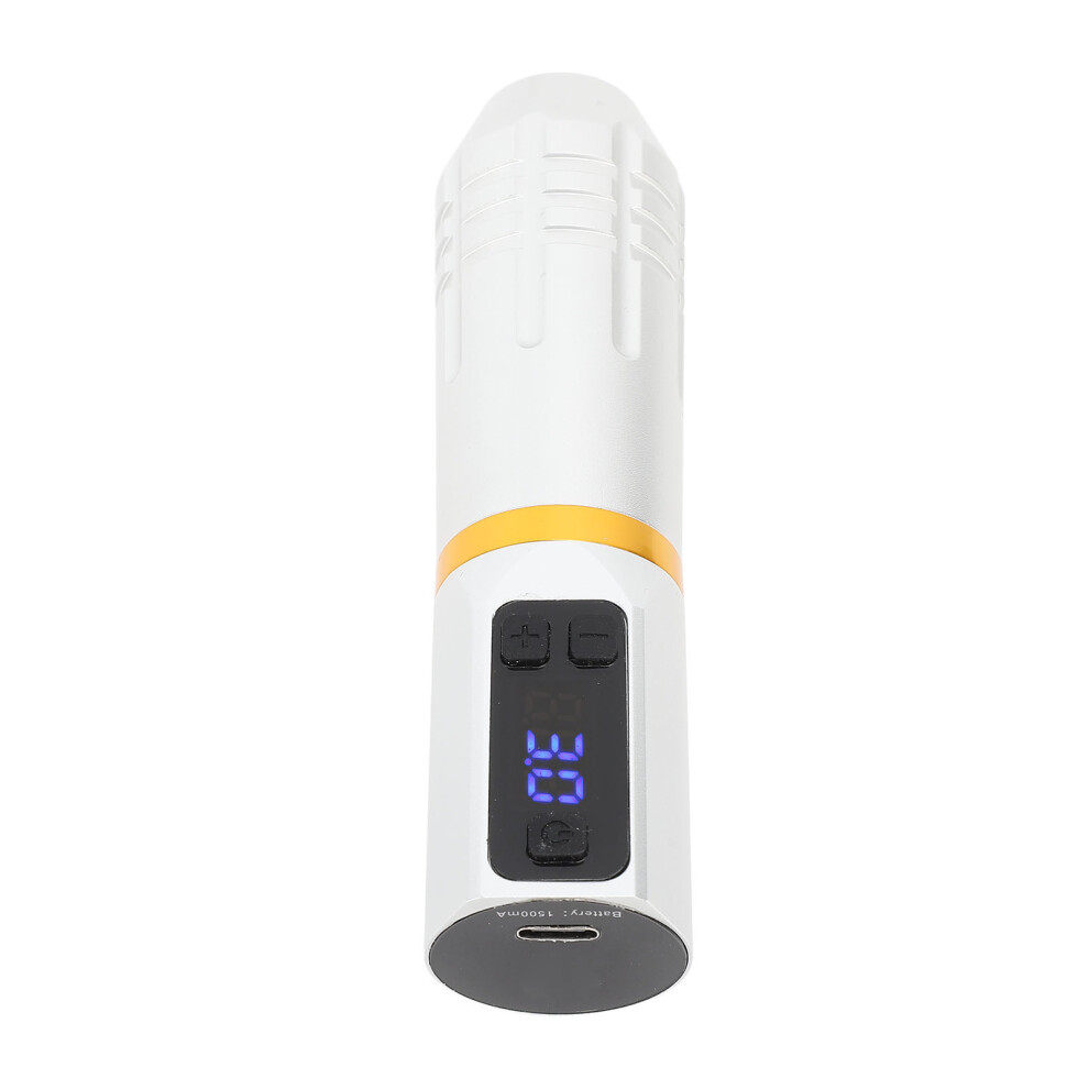 1500mAh Wireless Tattoo Pen 3.5mm Stroke, Fast Charging, LED Display