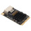 Mini PCIE Expansion Card 4 SATA 3.0 6Gb/s RAID MSI 9