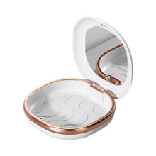 Retainer Case Thin White Holder for Dentures, Night Guards, and Braces - Durable Dental Storage Box