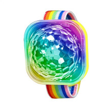 Disco Light - Sound Activated LED Disco Ball with Remote Control, RGB Strobe Effect, Portable Dance Lamp for DJ Events