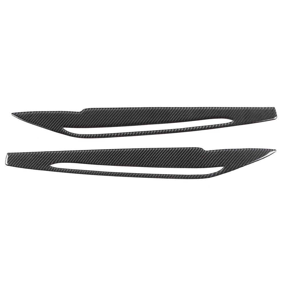 2Pcs Carbon Fiber Headlight Eyebrow Eyelids Trim 8320539085647