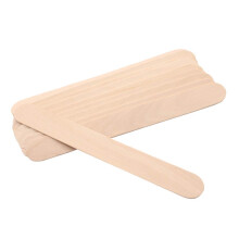 50 Pcs Large Wooden Waxing Spatulas for Hair Removal, Portable Wax Applicators, Ideal for Salon Use