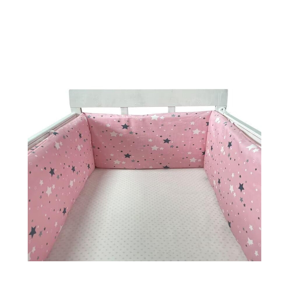 Cot Bumpers For Cot Bed 180cm30cm Breathable Crib Bumper Set Soft Airwrap Cot Liner All-Round Protection