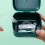 Retainer Cleaning Case Denture Bath Box with Strainer Double Layer Storage Container for Oral Care - White 2