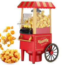 Electric Popcorn Maker 1200W with Hot Air Blowing Technology, Non-Stick Pan, Oil-Free Cooking for Home and Kids Parties