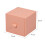 Stackable PS Desktop Storage Box with Drawer, Orange, 9.4x9.1x8.3cm 7