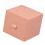 Stackable PS Desktop Storage Box with Drawer, Orange, 9.4x9.1x8.3cm 11