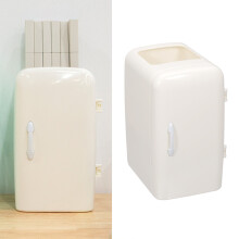 Petit organisateur de bureau blanc 8,7 10,5 13,9 cm