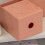Stackable PS Desktop Storage Box with Drawer, Orange, 9.4x9.1x8.3cm 5
