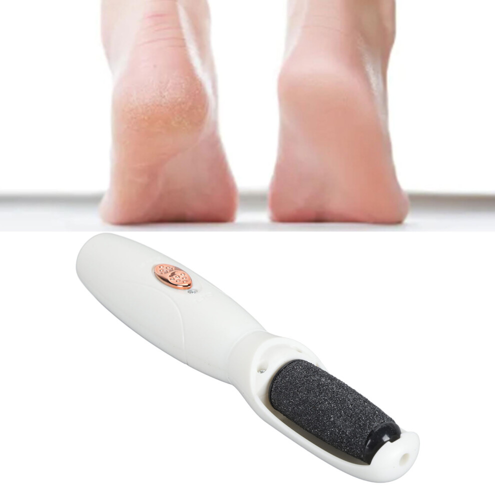 Wireless Foot Callus Remover 360 Rotating Pedicure Tool for Dry Skin White-image-OPC-PKF5599-NEW