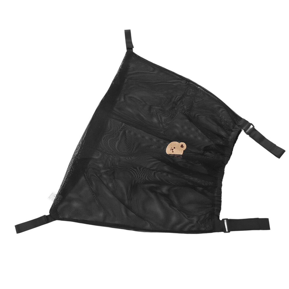 Waterproof Polyester Baby Stroller Storage Bag Diaper Organizer 50x67cm Black