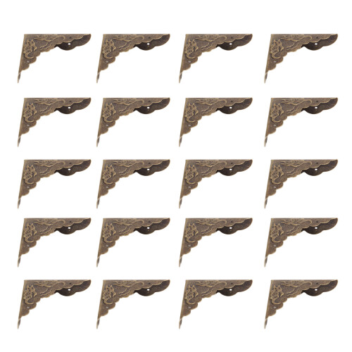 20PCS Box Corner Protectors Bronze Right Angle 1