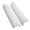 2 Pcs Front Fork Guard Covers for 125-500cc Motorcycle White 16