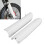 2 Pcs Front Fork Guard Covers for 125-500cc Motorcycle White 13