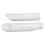 2 Pcs Front Fork Guard Covers for 125-500cc Motorcycle White 1