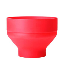 Microwave Popcorn Maker Collapsible Silicone Bowl with Lid, Hot Air Popper, 2-Quart Capacity, BPA-Free