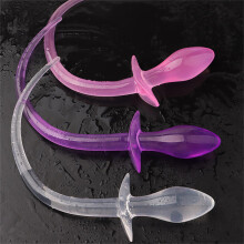 3Pcs SM Tail Anal Plug Set for Couples Training, Silicone Material, Various Sizes, Role Play Adult Sex Toy