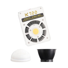 100W Handheld Photography Light with 40000LX Brightness, Adjustable Triple Color Temperature, LED Video Light for Outdoor Studio