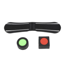 Portátil porta-tiza de billar PU+Plástico 2 en 1