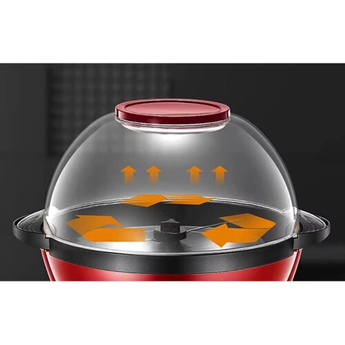 Popcorn Machine - Automatic Stirring Electric Popcorn Maker for Home and Apartment, Compact Size, Easy to Use 2