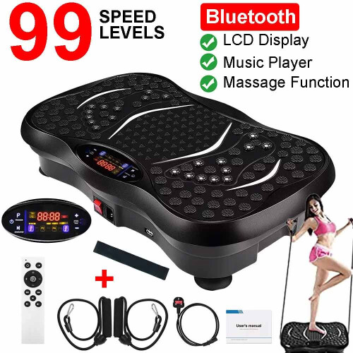 Vibration Plate Exercise Machine Workout Equipment & Body Shaper