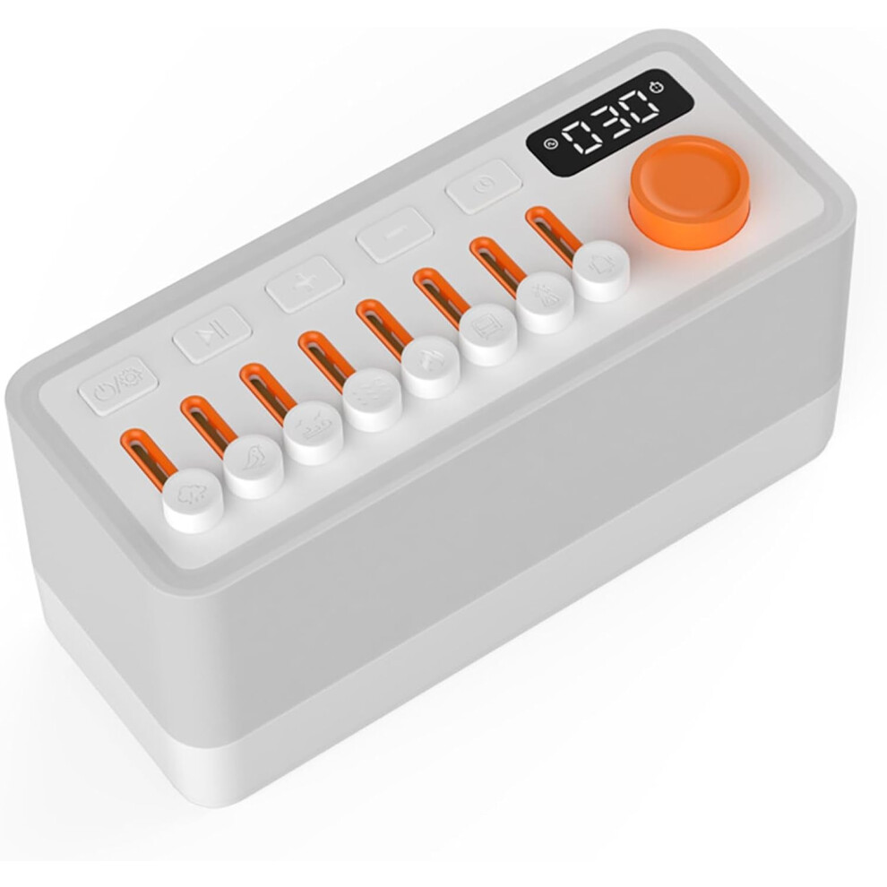 Sound Box, Velmina Sound Box With 8 Ambient Sounds, Rgb Color Smart Speaker, Bluetooth Speakers Wireless With 8 Nature Sounds 749655516046