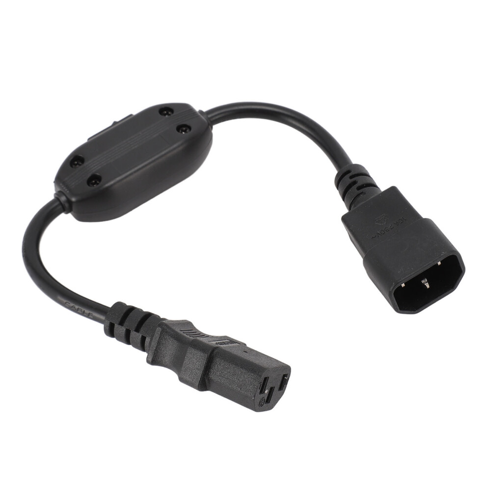 Power Extension Cable Iec320 C14 Male To C13 Female 0.3M 2500W 9431348886864