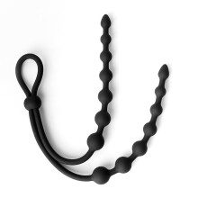 Butt Plug Trainer Set - Silicone Anal Plugs for Beginners, Prostate Massage, and Anal Beads Training Toys