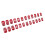 Christmas Press on Nails Short Square Stick on Nail False Nails 1