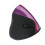 Ratón vertical ergonómico con cable óptico morado de 1,5 m 12