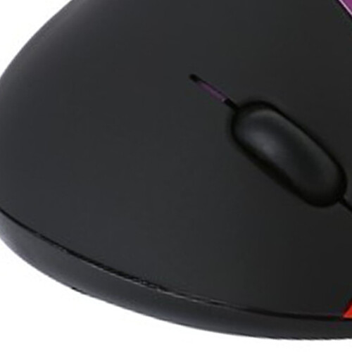 Ratón vertical ergonómico con cable óptico morado de 1,5 m 2