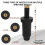 1/2inch Thread Sprinklers 360 Degree Rotating Automatic 7