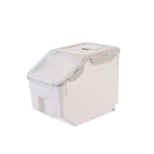 Airtight Pet Food Storage Barrel 5 Gallon PP Plastic Dog and Cat Food Container with Sealing Lid for Sensitive Pets