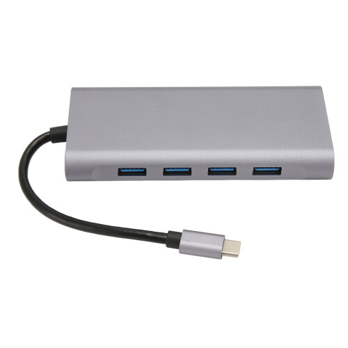 11 in 1 USB C Hub Multiport Adapter 4xUSB3.0 HD 4K