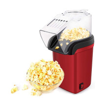 Black Mini Popcorn Machine for Kids, Automatic Oil-Free Popcorn Maker, Small Household Appliance, Healthy Gift