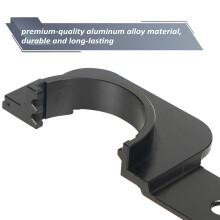 Supporto per tappo del serbatoio in alluminio 10,6  4,4 cm Nero