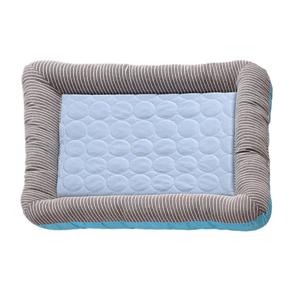 Cooling Mat for Dogs Non-Slip | Dog Mattress Cushion Blanket for Small Large Breeds | G Blue S-image-OPC-PKF599T-NEW