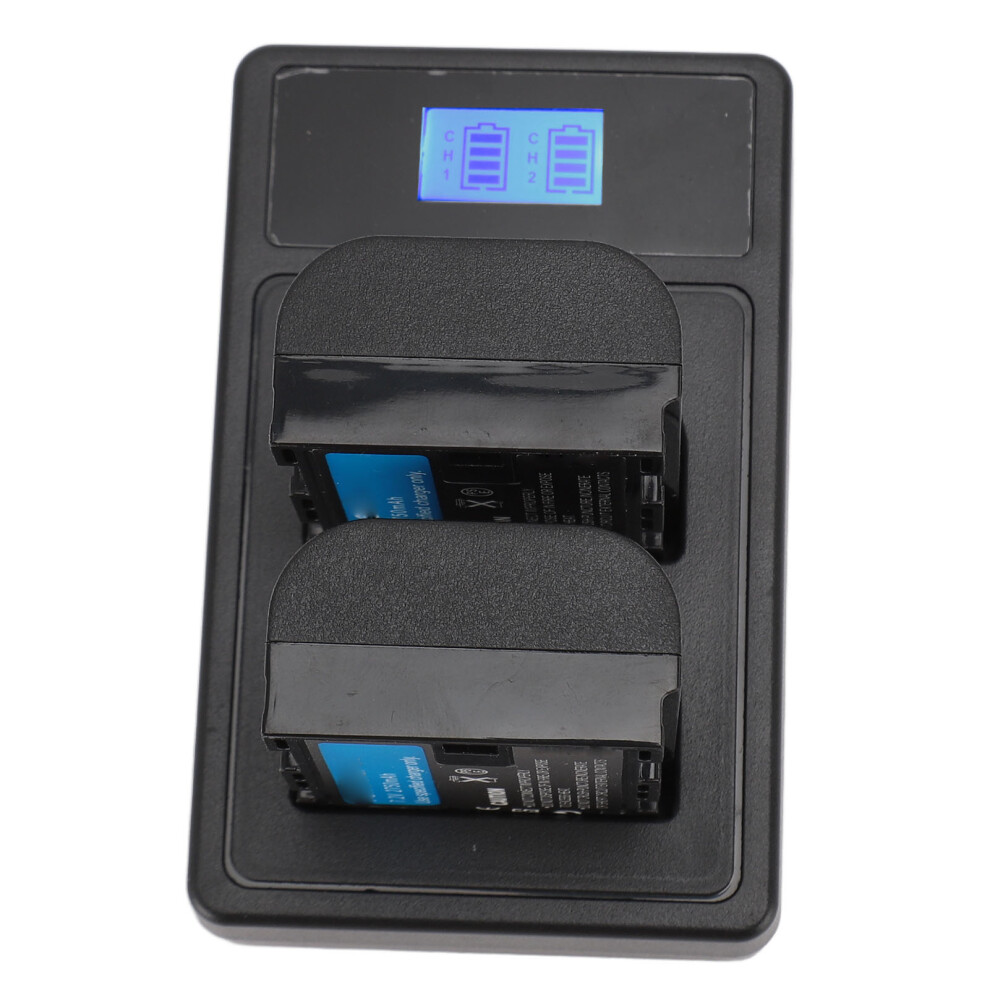 Camera Battery 2750Mah Dual Charger For R5 R6 90D 80D 7D Ii 8781348893289