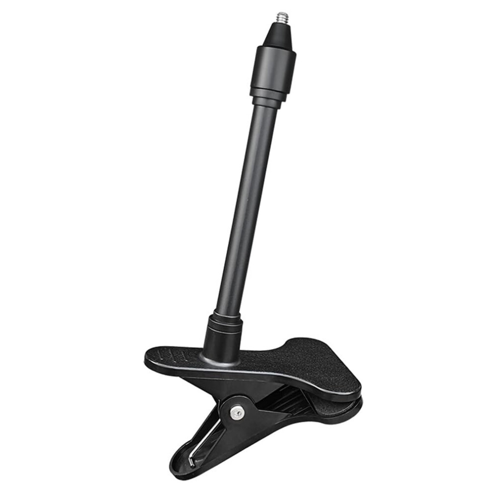 Universal No Punching Clip Mount Webcam Stand with Flexible Twist Bracket for Baby Monitor Crib Attachment, Adjustable and Secure