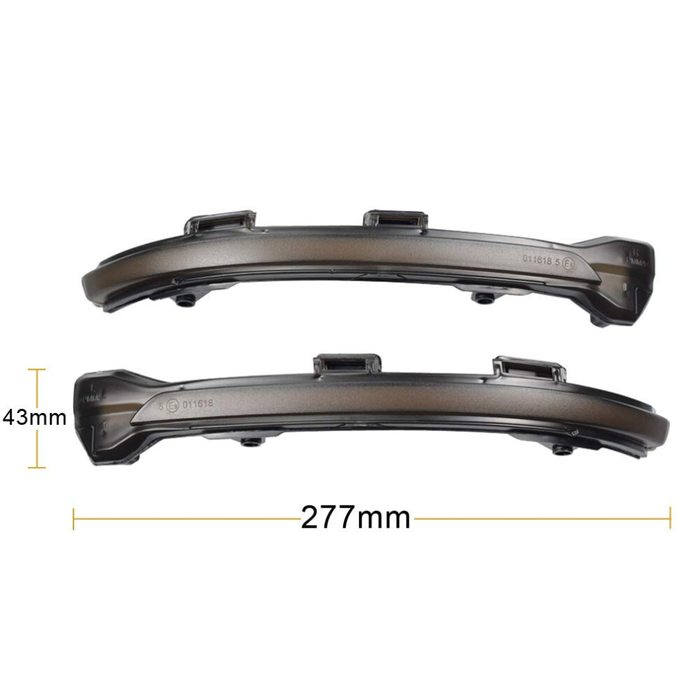 Dynamic Turn Signal Side Mirror Sequential Blinker For Vw Golf 7 Mk7 Vii Gti R Touran 2012-2020 Light/Yellow 6038364302915
