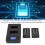 LP-E12 2x batteries 7.2V 1200mAh LCD noir 5