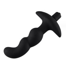 Vibrating Anal Spreader with Daisy Design, Silicone Anal Plug and Vaginal Plug for Male and Female Pleasure Toys