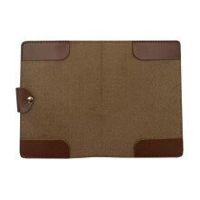Golf Card Score Yard Book Cover, PU Leather Golf Yardage Tracker & Point Card Case Protector, Brown Sports Accessories