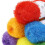 6 Pcs Shiny Yarn Multi Color Soft Cotton Glitter 14