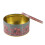 Round Cookie Tin with Lid Metal Decorative and 3