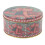 Round Cookie Tin with Lid Metal Decorative and 2